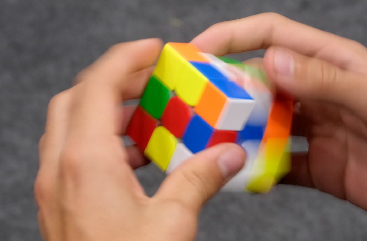 Purdubik's Cube robot built by Purdue engineering students